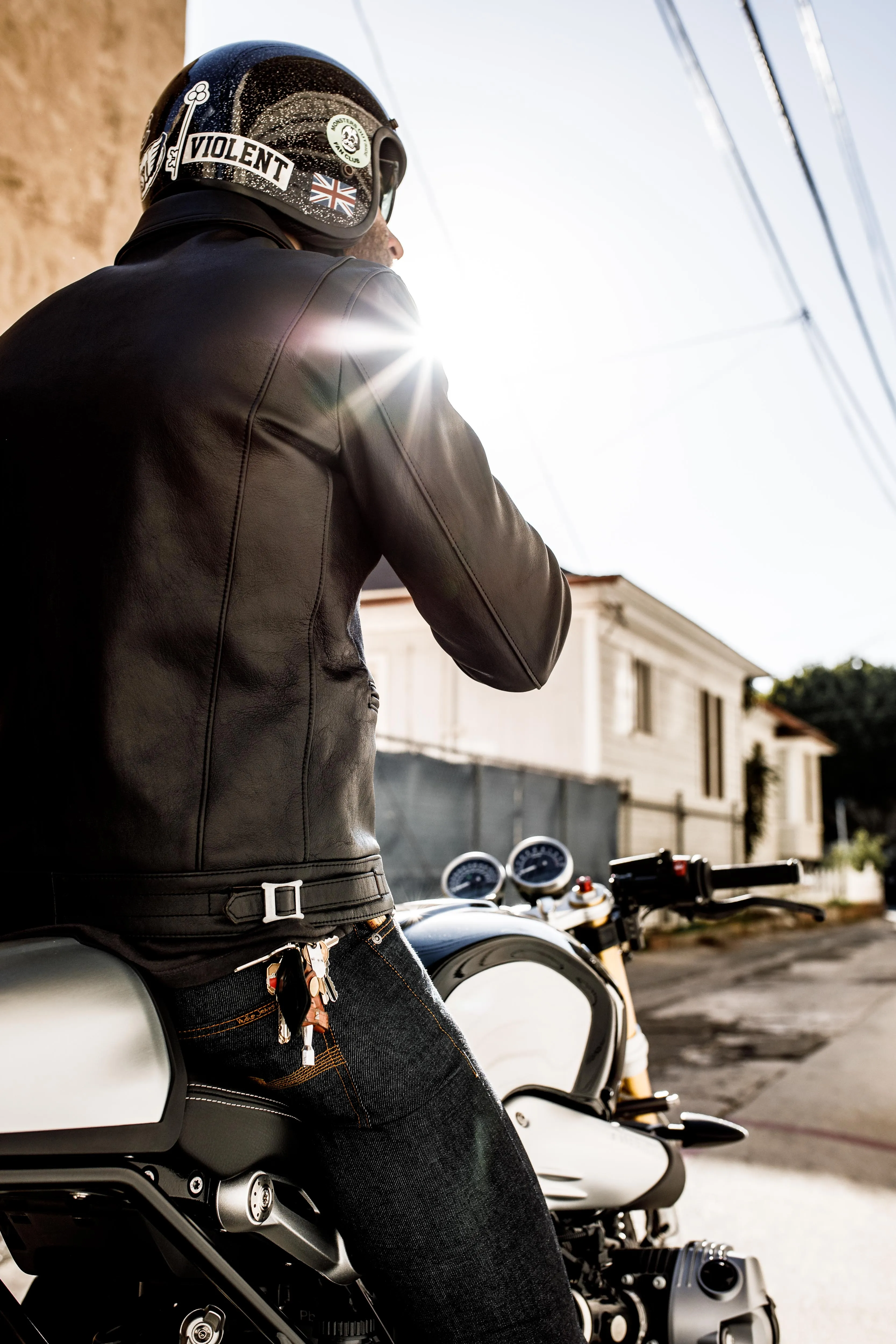 ADDICT Clothes - British Asymmetry Jacket - Sheepskin Leather