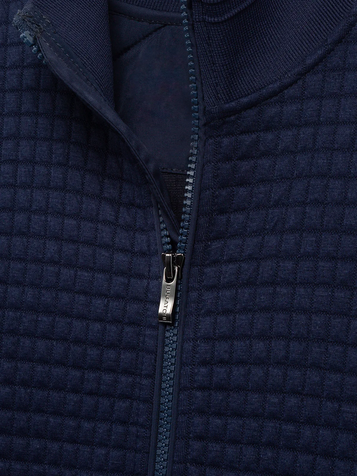 Bugatchi - Full Zip Light Weight Waffle Knit Cardigan/Jacket - TF2456K66 Clearance