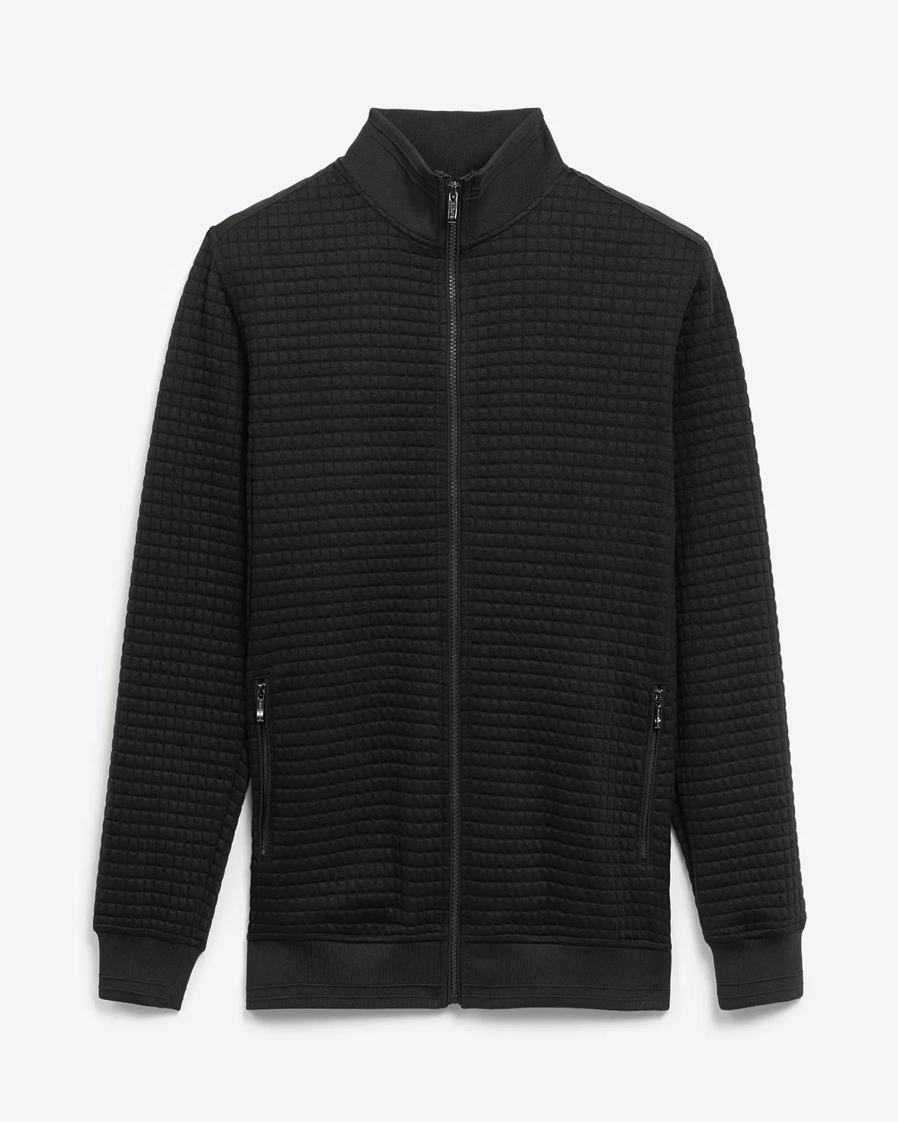 Bugatchi - Full Zip Light Weight Waffle Knit Cardigan/Jacket - TF2456K66 Clearance