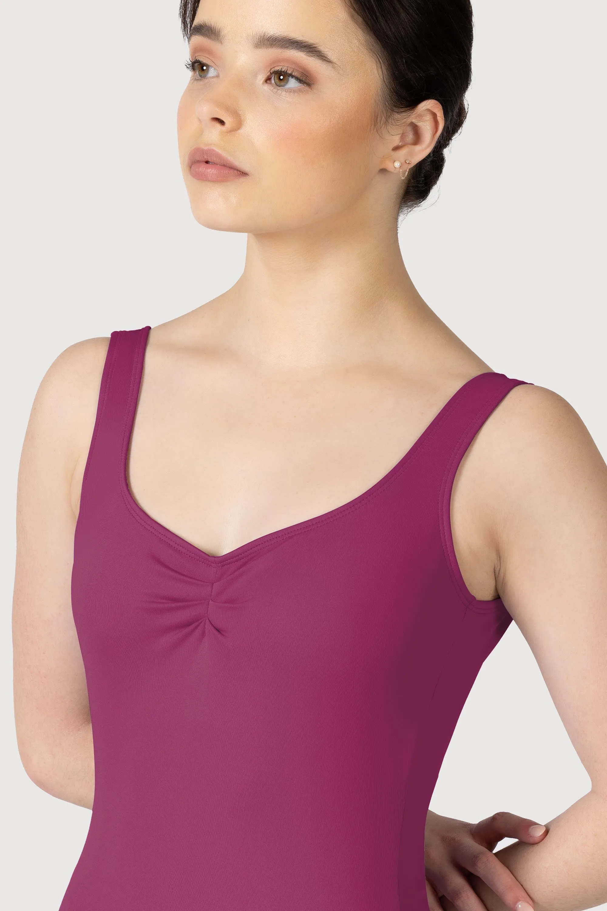 L3888 - Bloch Cecilie Gathered Tank Womens Leotard