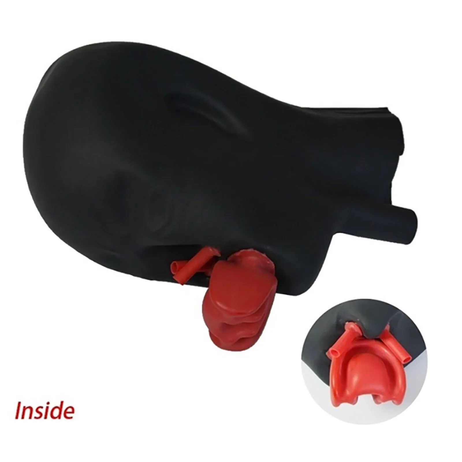MONNIK 3D Mould Rubber Latex 1.0mm Mask Fetish Fit Head 59-62cm for Cosplay Bodysuit Halloween Party
