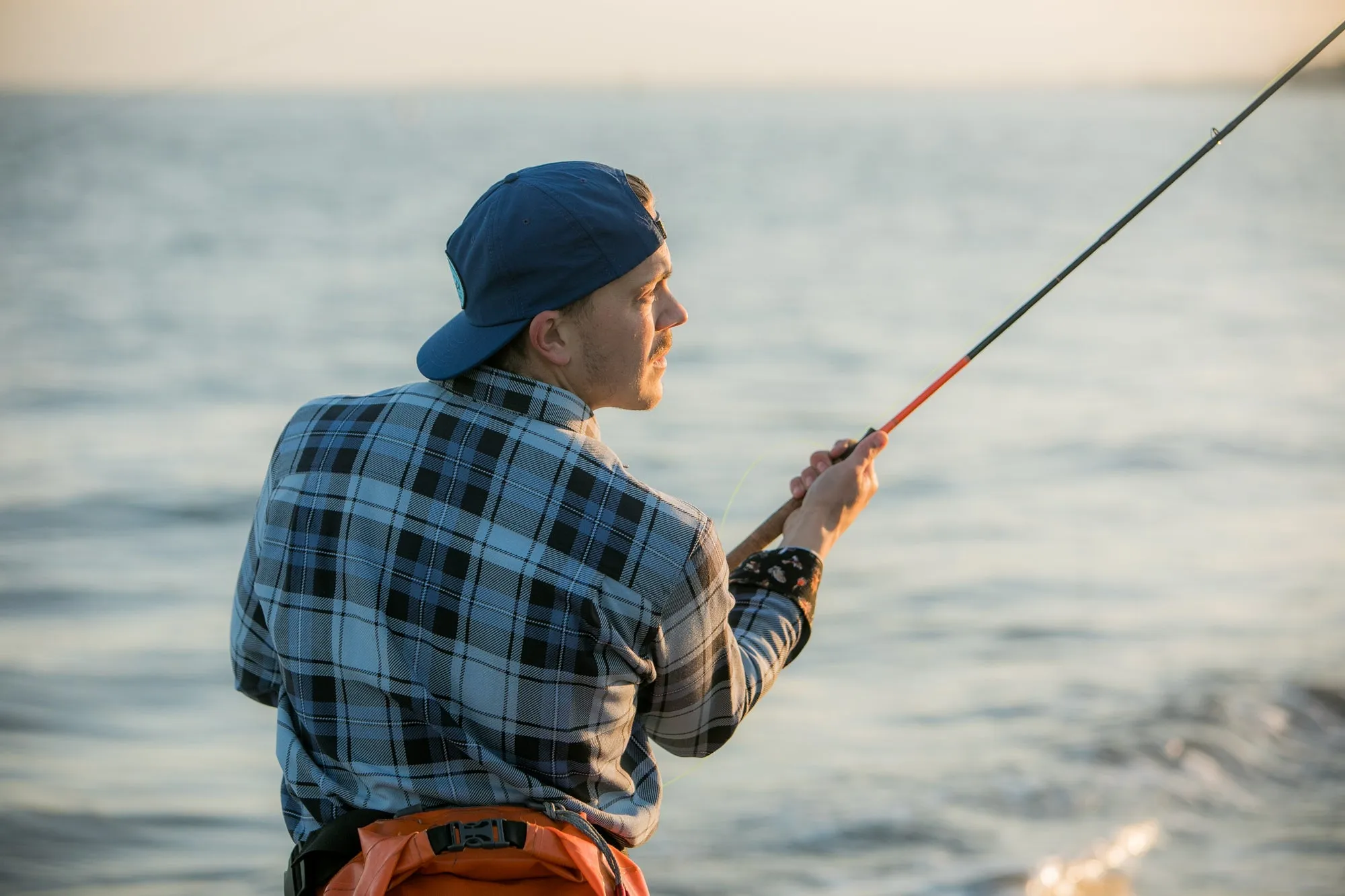 Nylon Trout Hat- Navy Blue