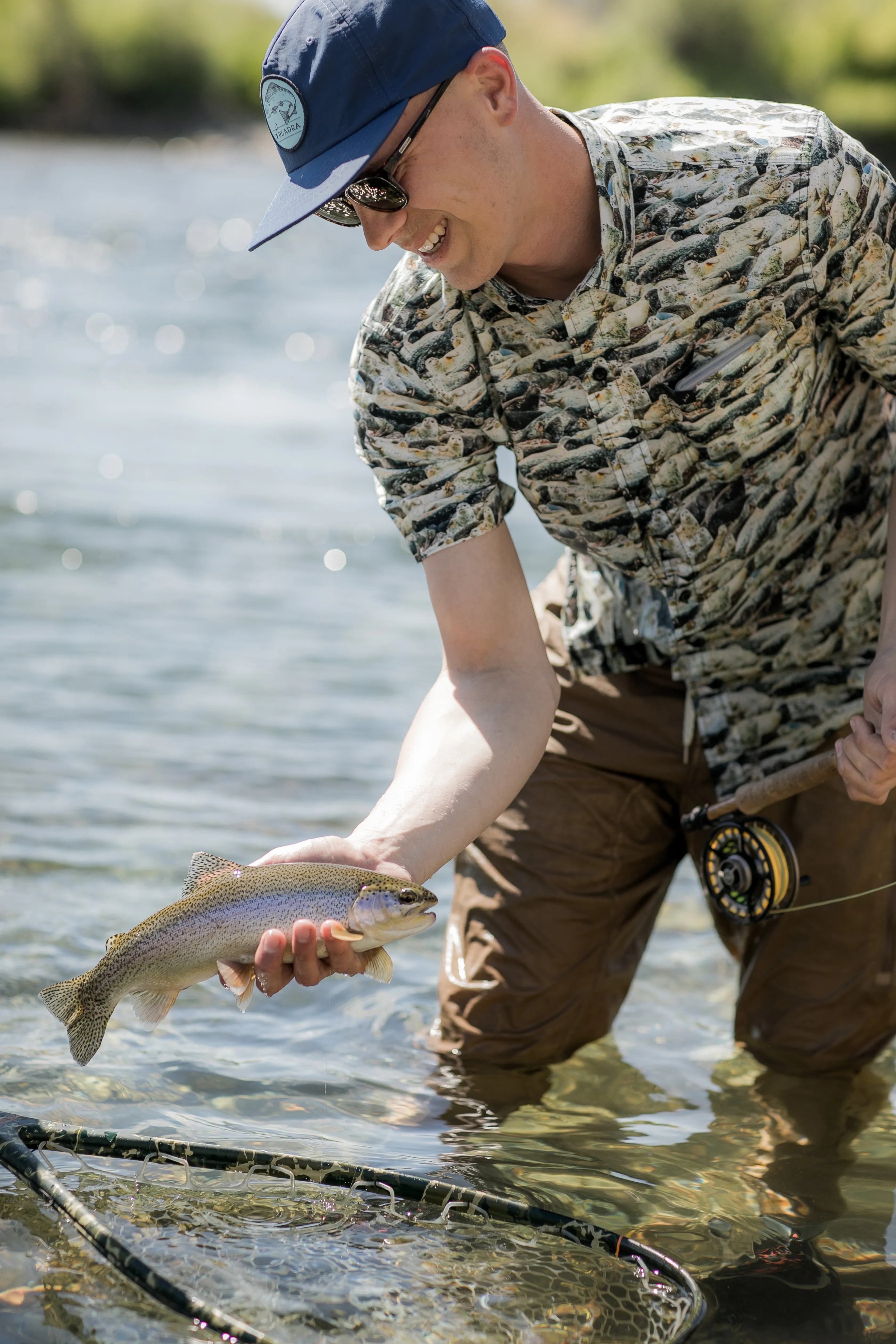 Nylon Trout Hat- Navy Blue