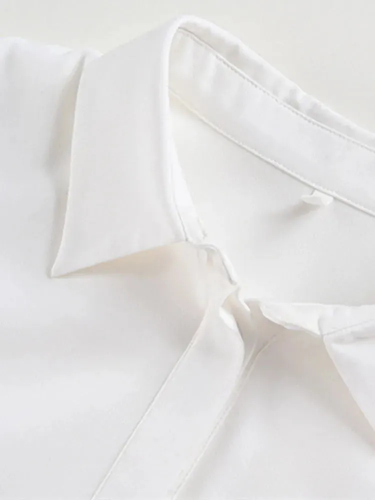 Pre Order:  White Feather Sleeve Pullover Top
