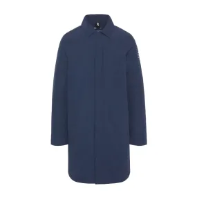 Recycled Polyester Waterproof Top Coat - Navy